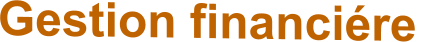 Gestion financiére
