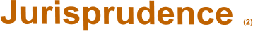 Jurisprudence (2)